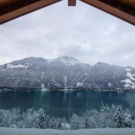Exklusives Chalet Mit Traumhafter See- Und Bergsicht Seelisberg Exteriér fotografie