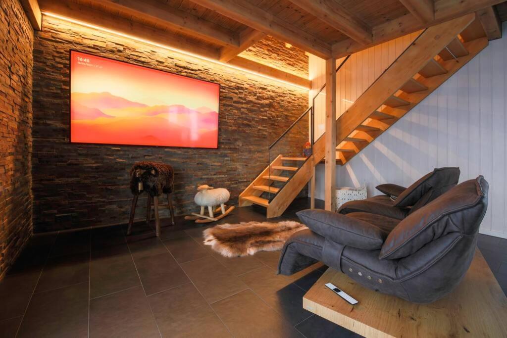 Exklusives Chalet Mit Traumhafter See- Und Bergsicht Seelisberg Exteriér fotografie